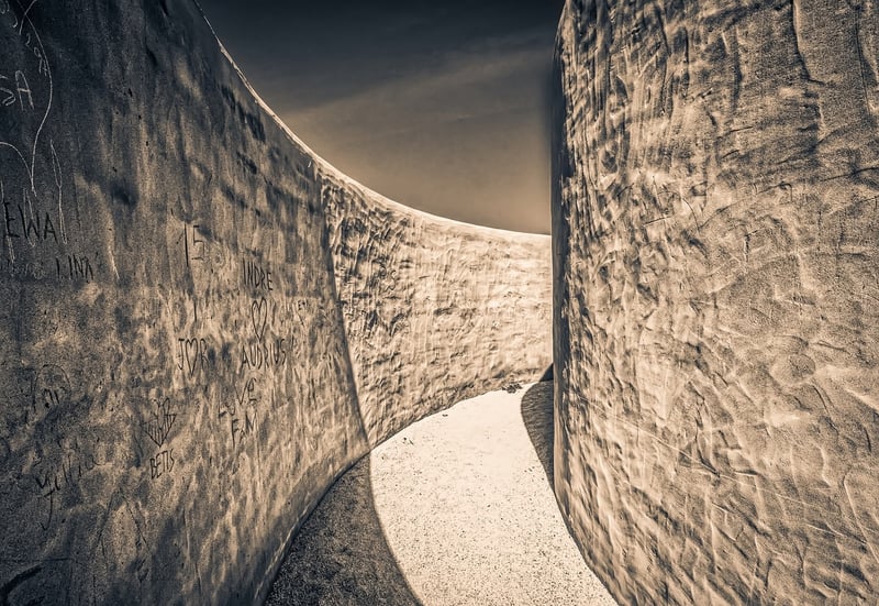 Outdoor labyrinth